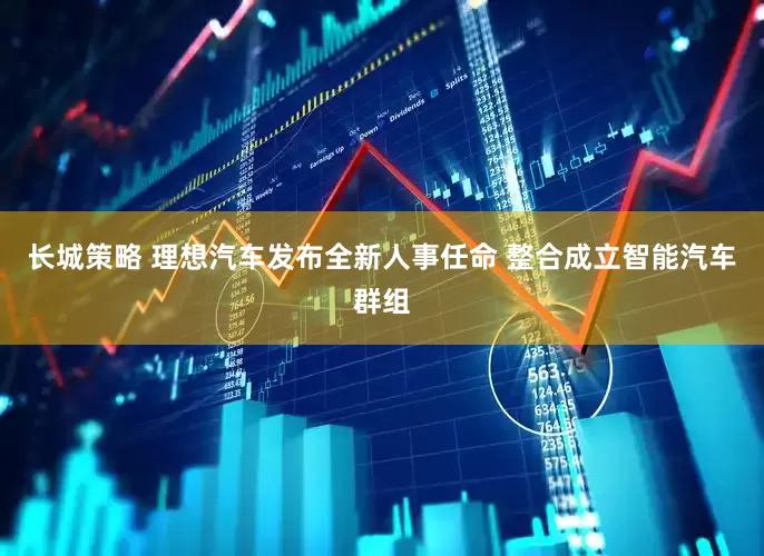 长城策略 理想汽车发布全新人事任命 整合成立智能汽车群组